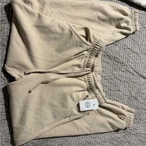 Tan sweatpants